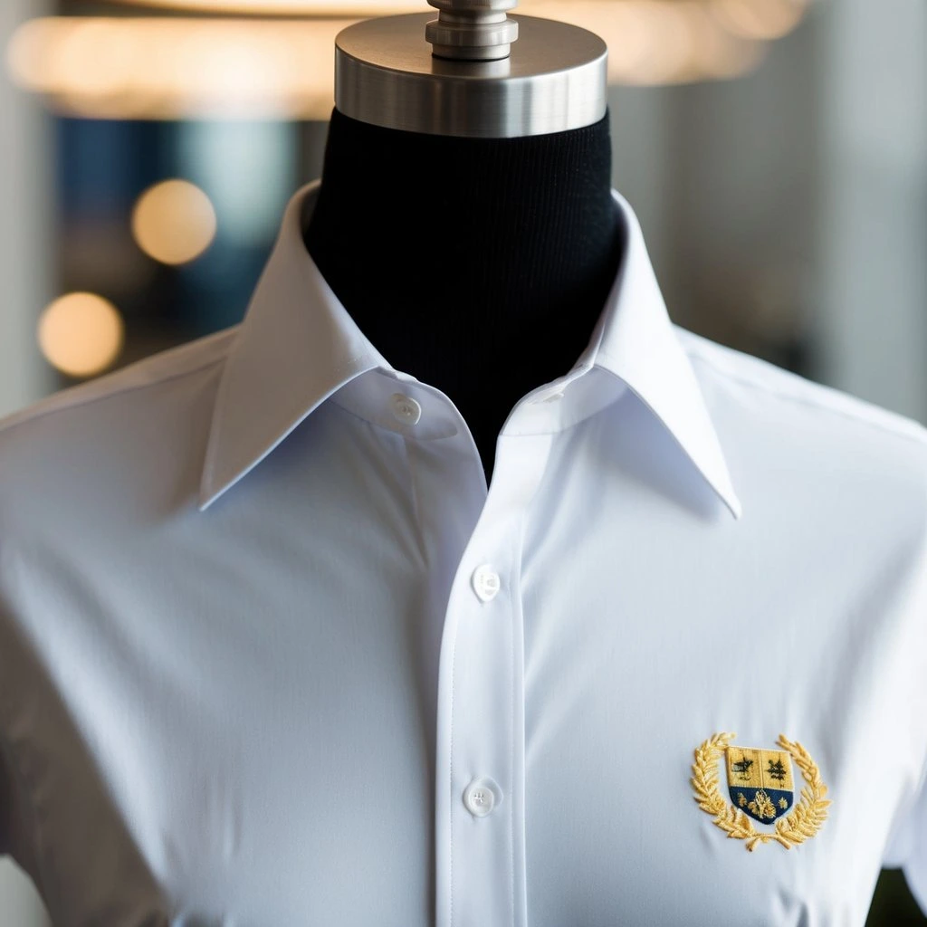 custom embroidered dress shirts manufacturer