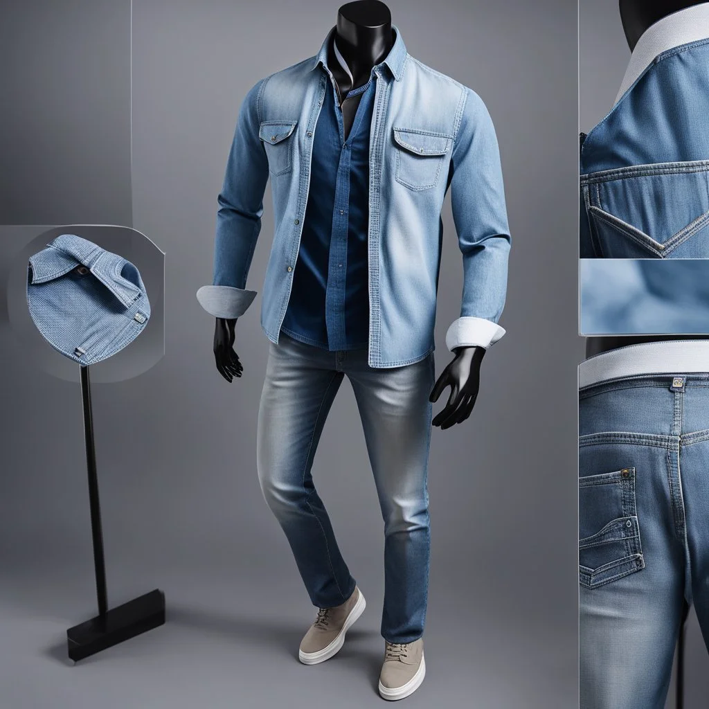 custom jeans pant shirt