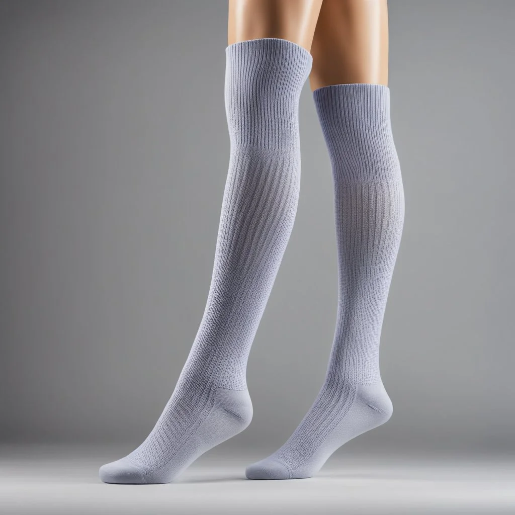 custom knee high socks no minimum manufacturer