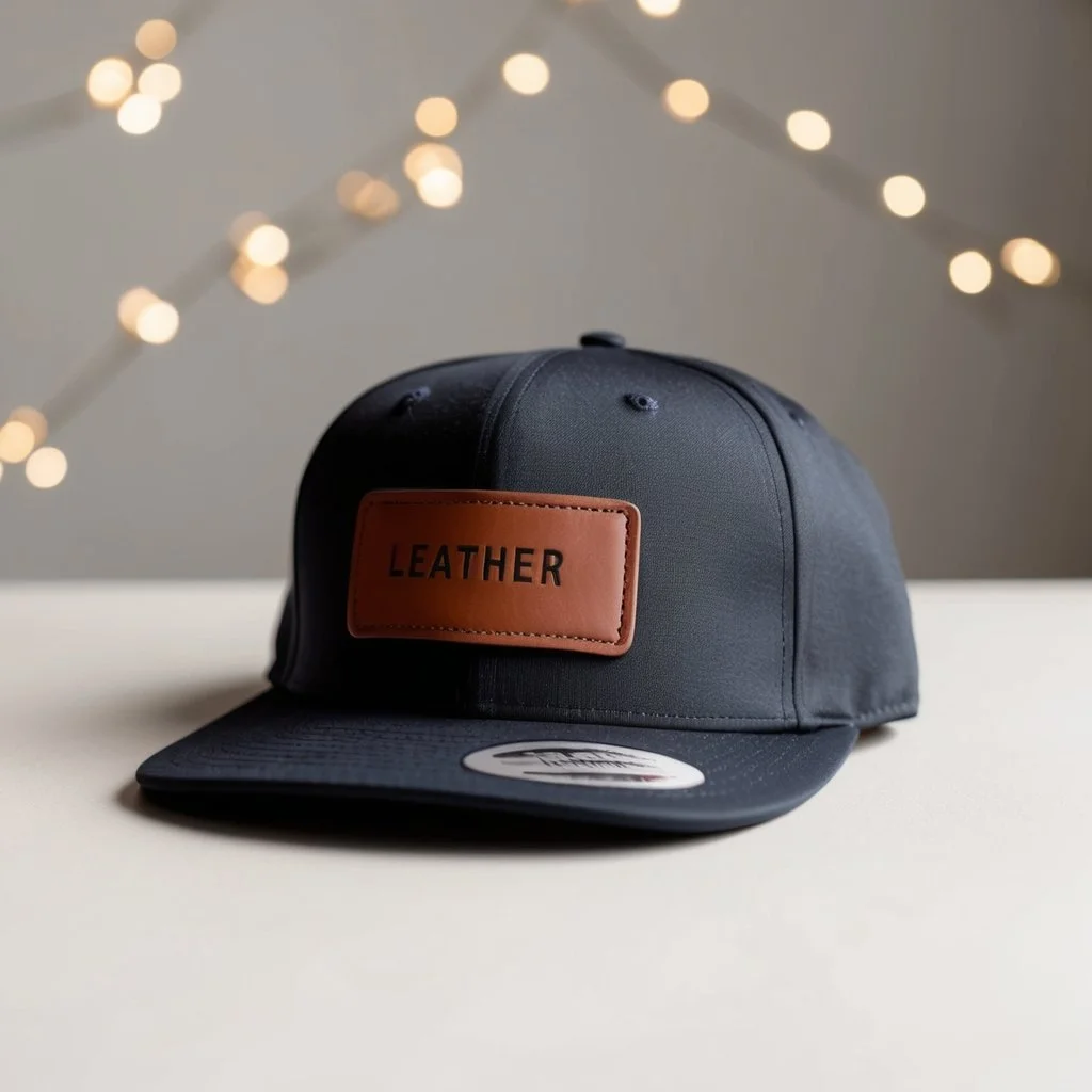 custom leather patch hats manufacturer
