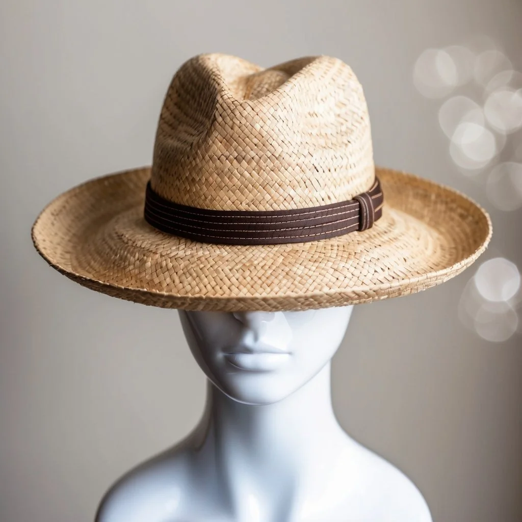custom straw hats no minimum