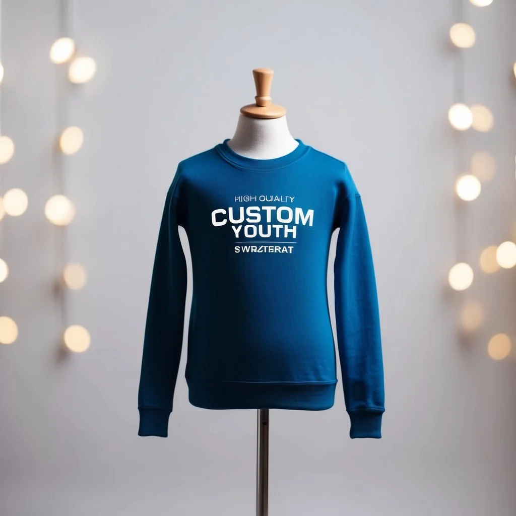 custom youth sweatshirts no minimum